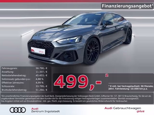 Audi RS5 Sportback Keramik LASER Pano 280km/h HuD 20&amp;quot;