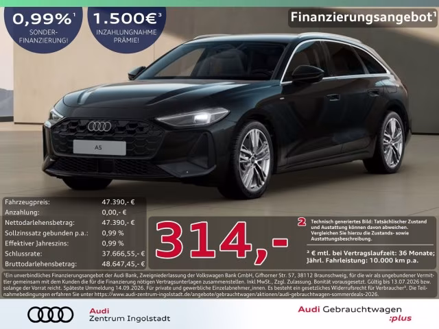 Audi A5 Avant e-hybrid qu LED KAMERA ACC PDC NAVI 19&amp;quot;