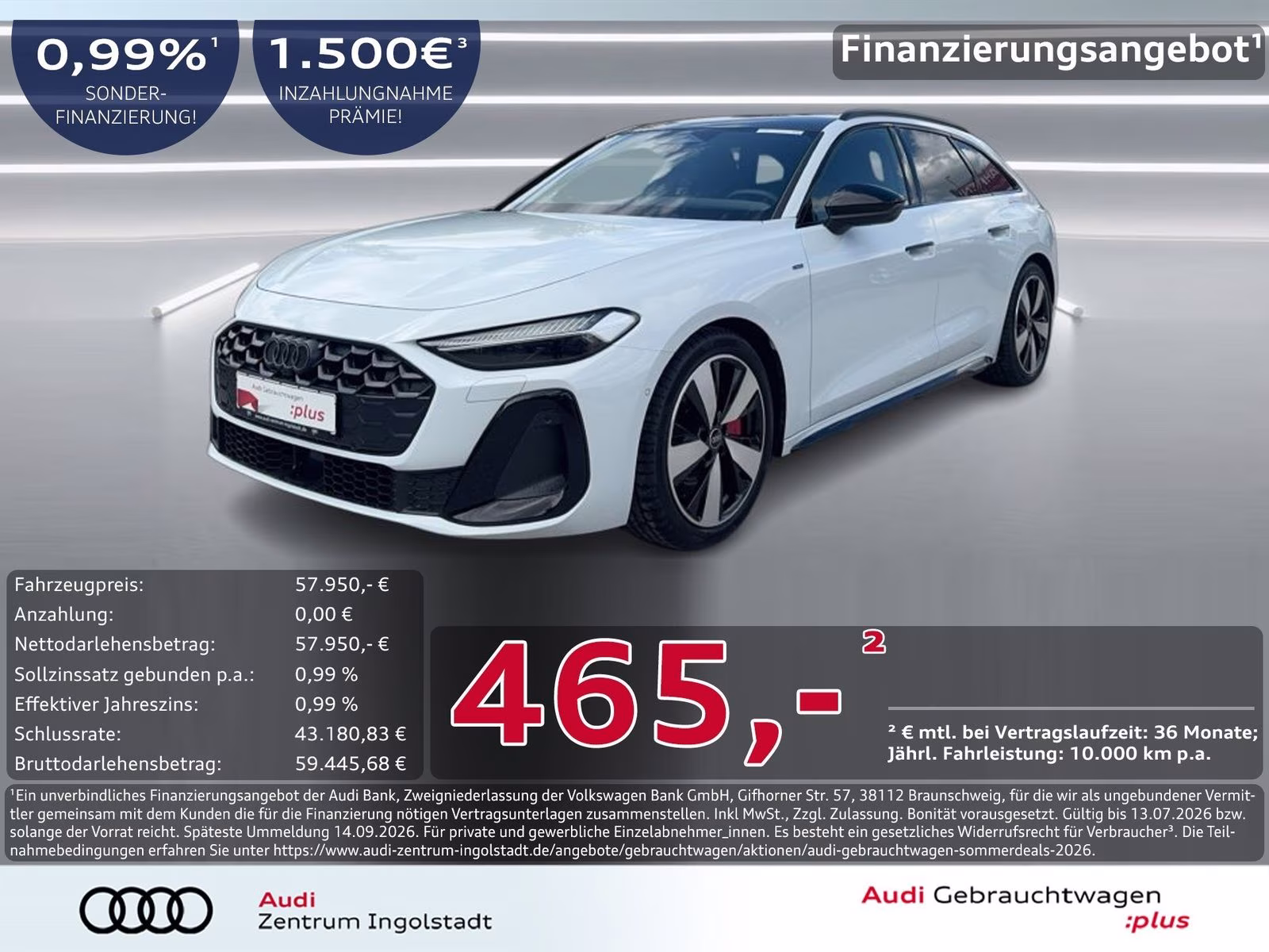 Avant e-hybrid qu S line Tech+ MATRIX Pano