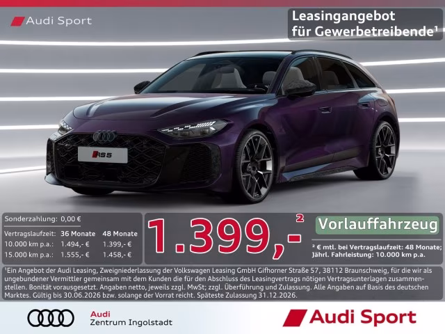 Audi RS5 Avant tiptronic AHK B&amp;amp;O MATRIX UPE 157.125,-