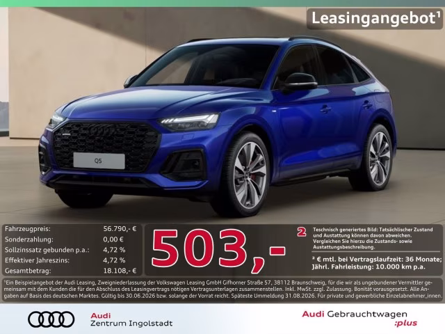 Audi Q5 Sportback 55 TFSI e qu S line Luft AHK MATRIX