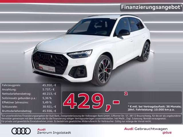 Audi SQ5 TDI qu MATRIX AHK KAMERA HuD ACC PDC+ 21&amp;quot;