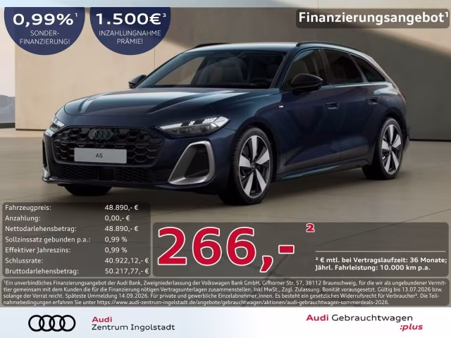 Audi A5 Avant TDI edition one S line TECH+ MATRIX AHK
