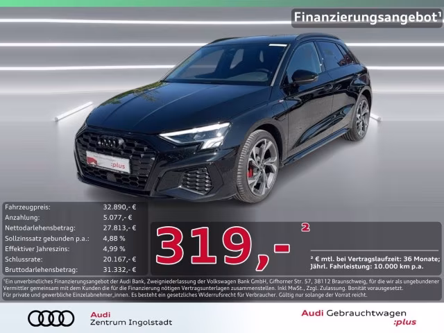 Audi A3 Sportback 45 TFSI e S line LED AHK ACC PDC+