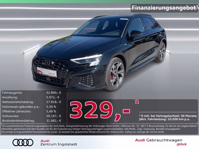 Audi A3 Sportback 45 TFSI e S line LED AHK ACC PDC+
