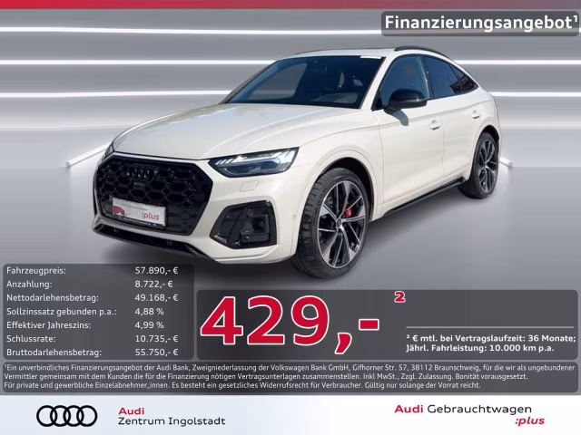 Audi SQ5 Sportback TDI qu MATRIX Pano AHK Luft HuD