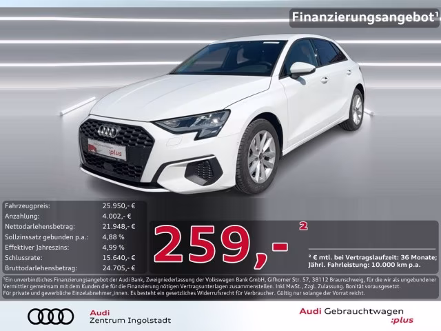 Audi A3 Sportback 35 TFSI ACC PDC+ SHZ NAVI+ Virtual