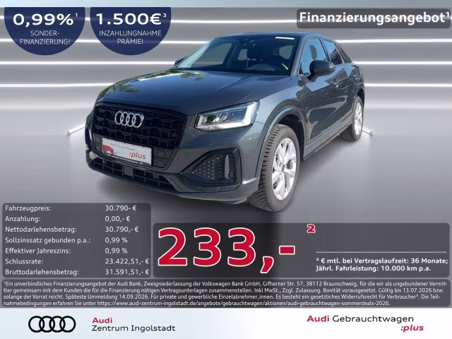 Audi Q2 35 TDI advanced Navi+ Kam Virtual Optik-Schw.