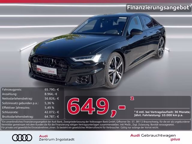 Audi S6 Limousine TDI qu HD-MATRIX Pano Luft 360° HuD