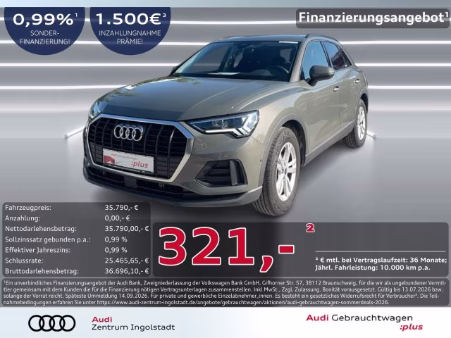 Audi Q3 35 TDI LED Navi+ ACC SHZ Virtual PDC 17&amp;quot;