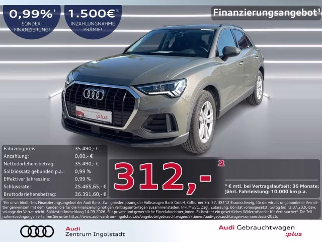 Audi Q3 35 TDI LED Navi+ ACC SHZ Virtual PDC 17&amp;quot;