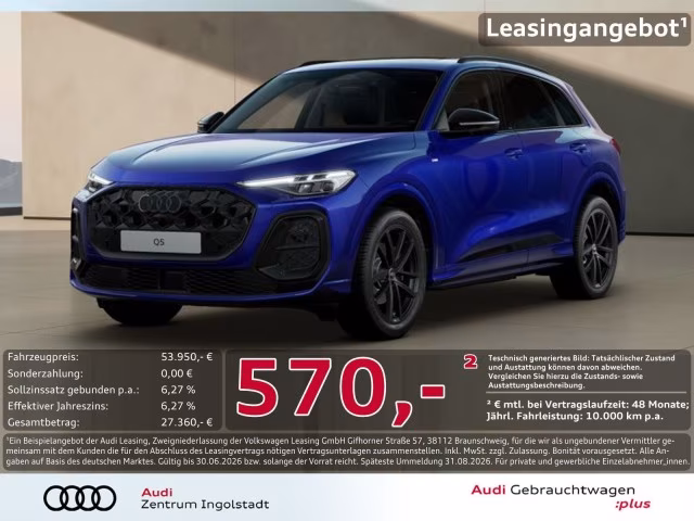 Audi Q5 TFSI S line Tech pro AHK PANO 360° MATRIX 20&amp;quot;
