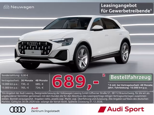 Audi Q8 TDI qu tiptronic Luft LED UPE 90.200,-