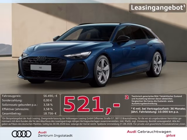 Audi A6 Avant TDI S line Tech+ MATRIX AHK Pano HuD