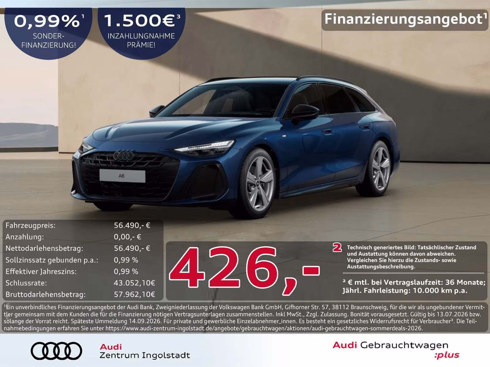 Avant TDI S line Tech+ MATRIX AHK Pano HuD