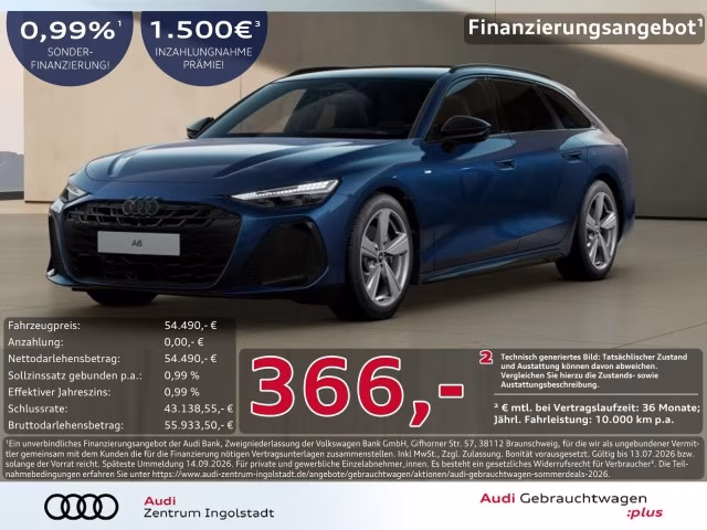 Audi A6 Avant TDI S line Tech+ MATRIX AHK Pano HuD