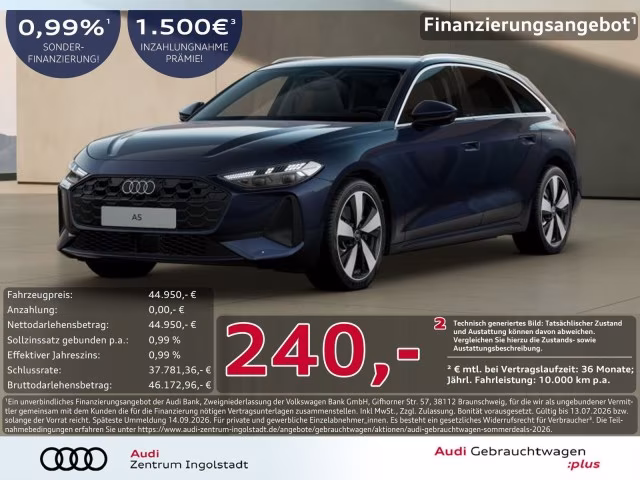 Audi A5 Avant TDI qu Tech+ AHK MATRIX 360° PDC 19&amp;quot;
