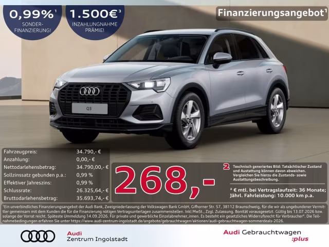 Audi Q3 35 TFSI advanced AHK PDC SHZ Optik-Schw. 18&amp;quot;