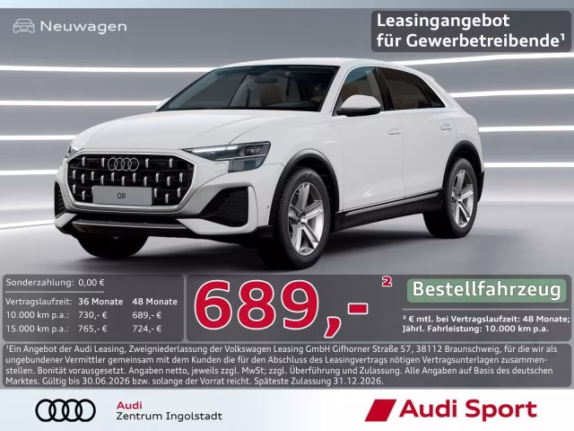 Audi Q8 TDI qu Luft LED PDC Kam UPE 90.200,-
