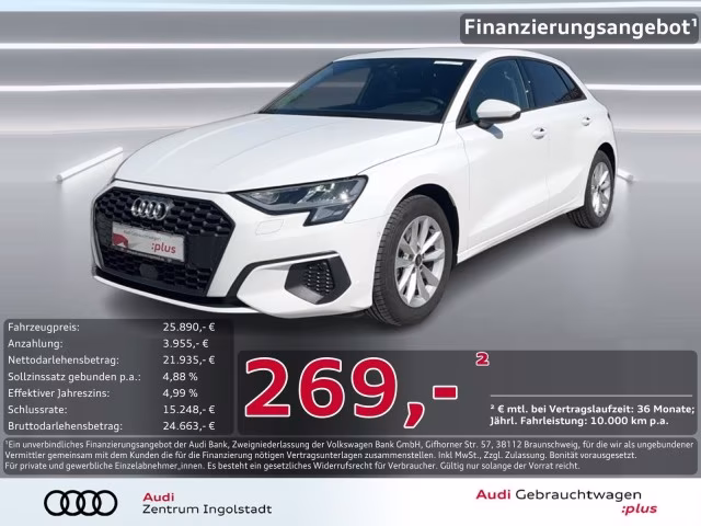 Audi A3 Sportback 35 TFSI ACC PDC+ SHZ NAVI+ Virtual