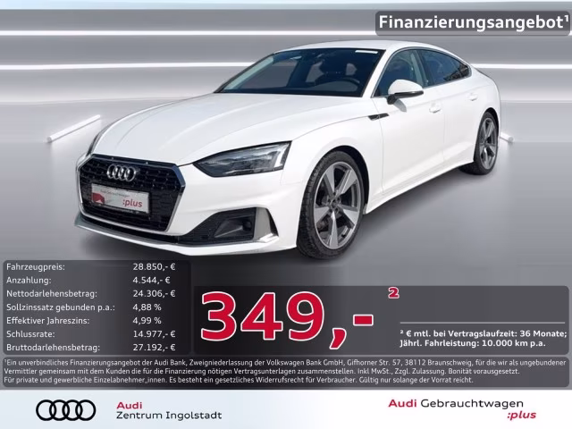 Audi A5 Sportback TDI advanced Navi+ SHZ LED DAB 19&amp;quot;
