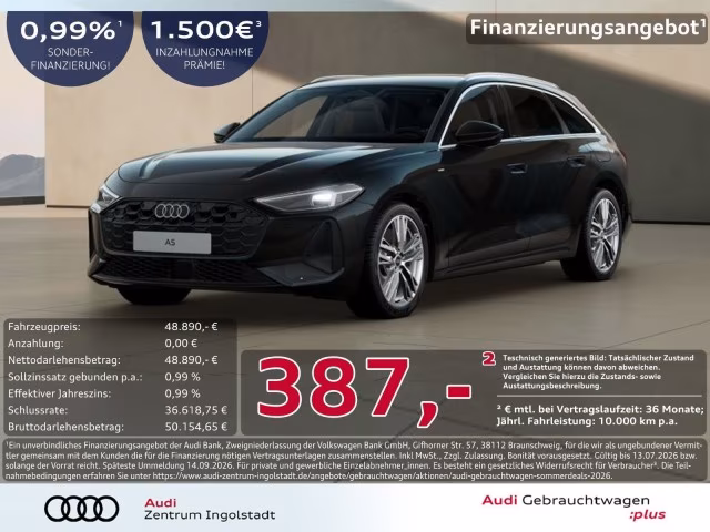 Audi A5 Avant e-hybrid qu AHK Kam ACC PDC Virtual 19&amp;quot;