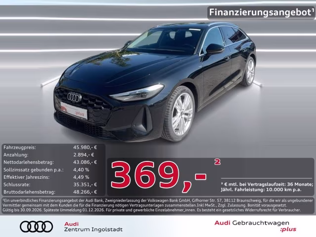 Audi A5 Avant e-hybrid qu AHK Kam ACC PDC Virtual 19&amp;quot;