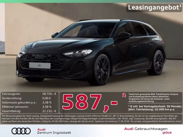 Audi A5 Avant e-hybrid qu S line Tech+ MATRIX AHK HuD