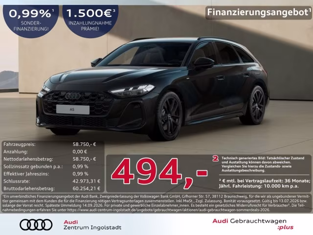 Audi A5 Avant e-hybrid qu S line Tech+ MATRIX AHK HuD