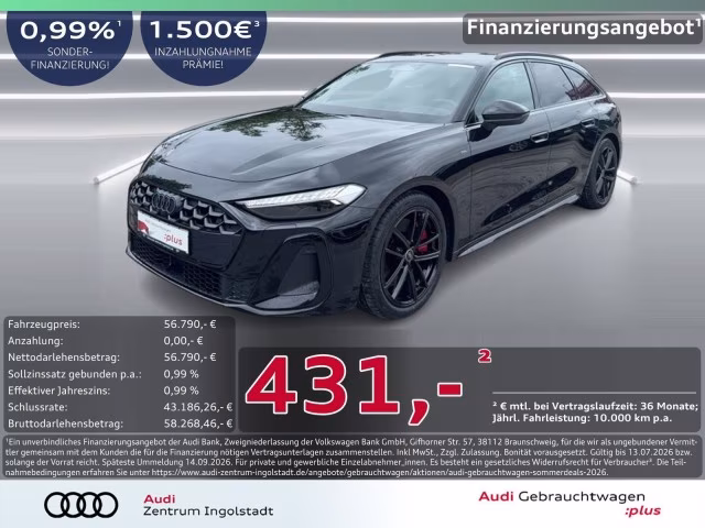 Audi A5 Avant e-hybrid qu S line Tech+ MATRIX AHK HuD