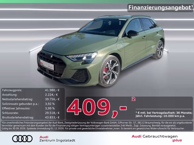 Audi A3 Sportback 45 TFSI e S line MATRIX AHK KAMERA