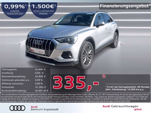 Audi Q3 45 TFSI qu advanced AHK ACC PDC+ NAVI Virtual