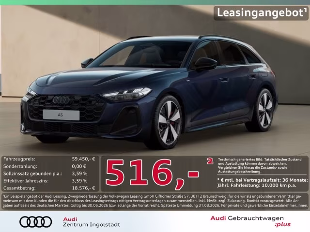 Audi A5 Avant e-hybrid qu Tech pro B&amp;amp;O 360° MATRIX