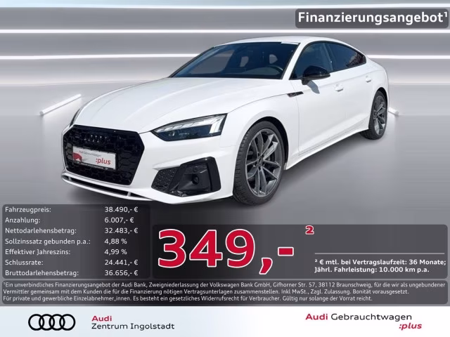 Audi A5 Sportback 40 TFSI qu S line MATRIX AHK Navi+