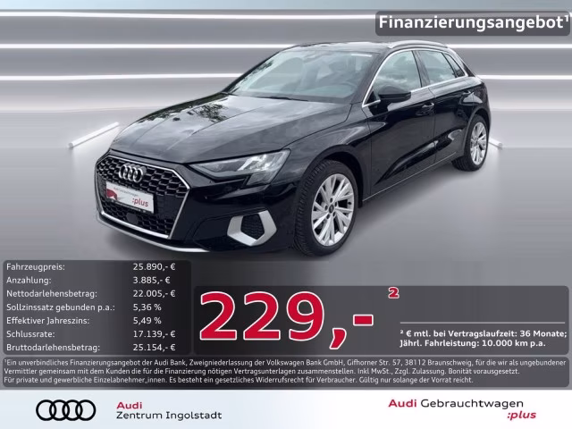 Audi A3 Sportback 30 TFSI advanced LED ACC NAVI+ PDC