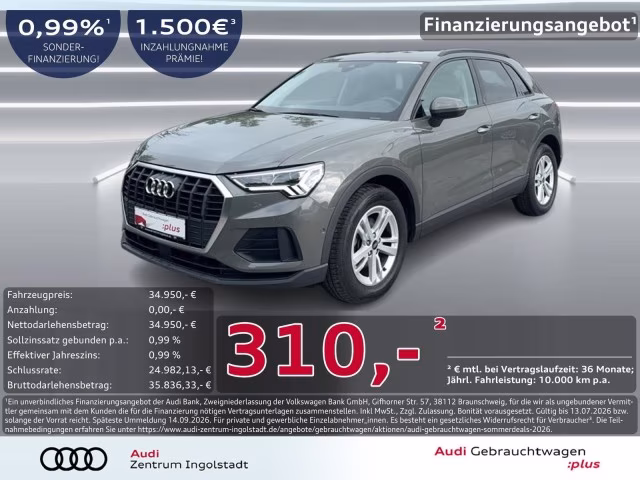 Audi Q3 35 TDI LED ACC PDC Virtual Navi+ SHZ 17&amp;quot;