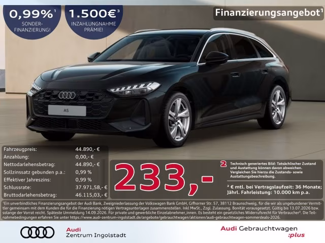 Audi A5 Avant TDI qu Tech AHK PANO LED Kamera PDC 18&amp;quot;