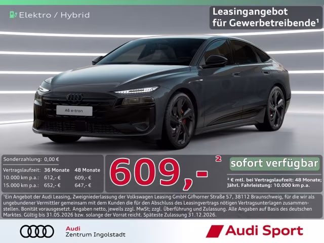 Audi A6 e-tron Sportback S line qu Luft UPE 98.370,-