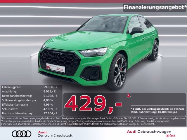Audi SQ5 Sportback TDI MATRIX Pano B&amp;amp;O Luft HuD 21&amp;quot;
