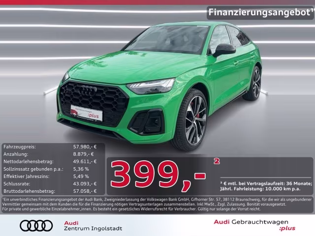 Audi SQ5 Sportback TDI MATRIX Pano B&amp;amp;O Luft HuD 21&amp;quot;
