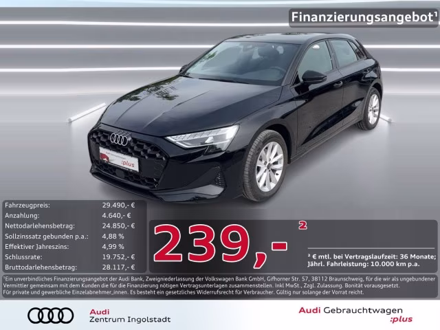 Audi A3 Sportback 30 TFSI LED PDC+ SHZ NAVI+ Virtual+