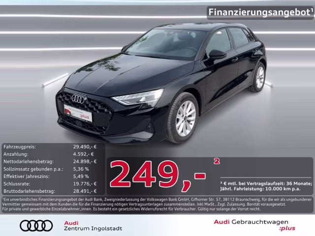 Audi A3 Sportback 30 TFSI LED PDC+ SHZ NAVI+ Virtual+