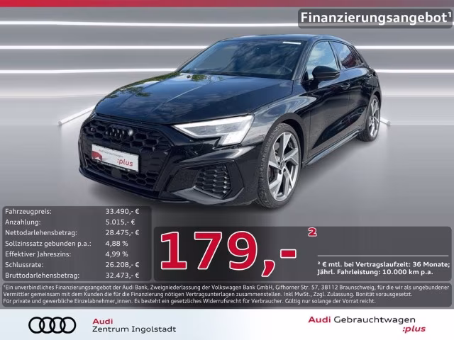 Audi S3 Sportback qu B&amp;amp;O ACC MATRIX Navi+ Kamera 19&amp;quot;