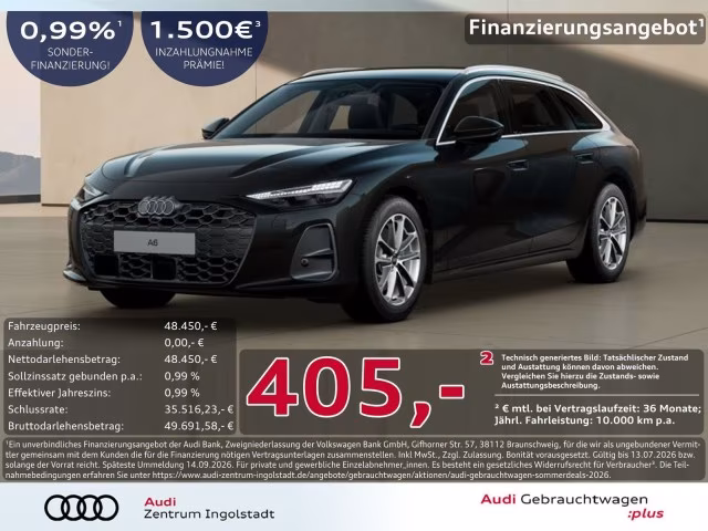 Audi A6 Avant TDI Tech+ MATRIX AHK PANO 360° Memory