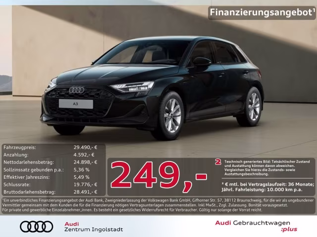 Audi A3 Sportback 30 TFSI LED PDC+ SHZ NAVI+ Virtual+