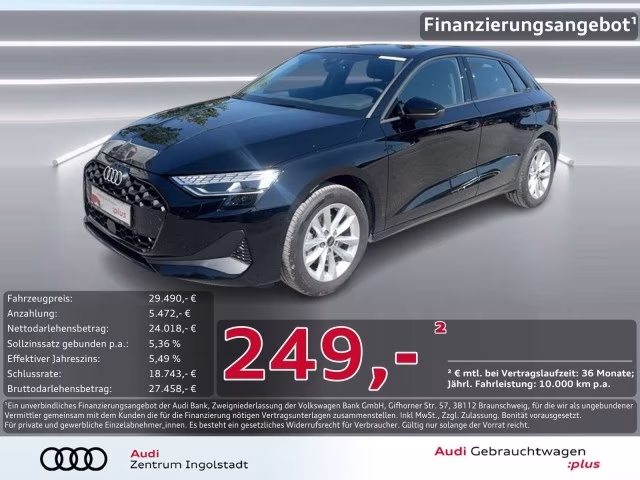 Audi A3 Sportback 30 TFSI LED PDC+ SHZ NAVI+ Virtual+