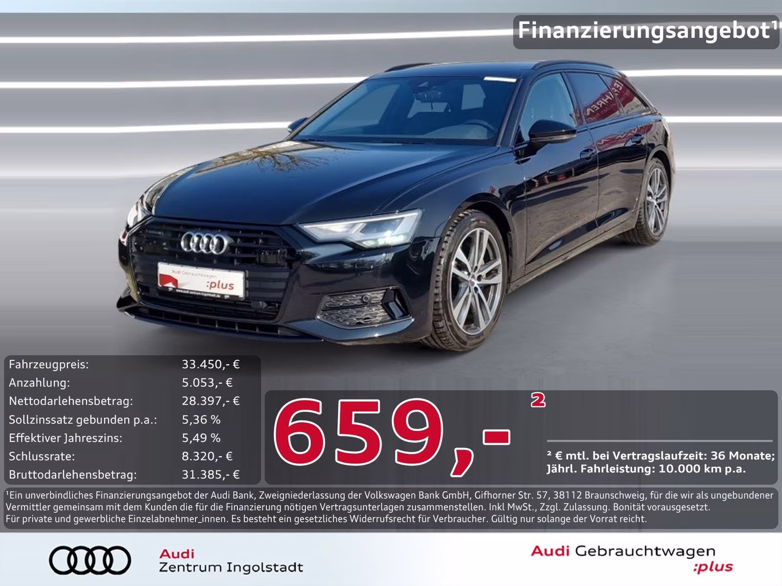 Avant 45 TDI qu Sport LED Luft AHK PANO KAM.