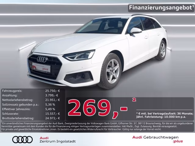 Audi A4 Avant 35 TFSI S tronic LED ACC NAVI+ PDC+ SHZ