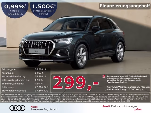 Audi Q3 35 TDI advanced AHK LED ACC Kam Navi+ Virtual