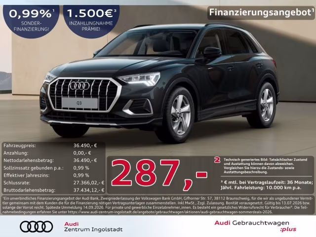 Audi Q3 35 TDI advanced AHK LED ACC Kam Navi+ Virtual